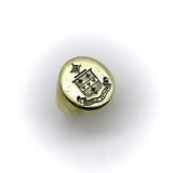 Victorian 14K Gold Signet Ring with “Spiritus Gladius” Motto Ring Kirsten's Corner
