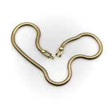 Thick Vintage 14K Gold Snake Chain Necklace Necklace Kirsten's Corner