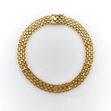 Vintage Woven 18K Gold Italian Bismark Bracelet Bracelet Kirsten's Corner