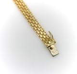 Vintage Woven 18K Gold Italian Bismark Bracelet Bracelet Kirsten's Corner