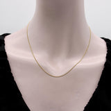 Vintage 14K Gold 18” Baby Curb Link Chain