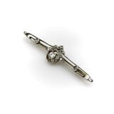 Russian Pre-Revolutionary 14K Gold Diamond Bar Pin Brooches, Pins Kirsten's Corner