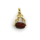 Georgian 19K Gold Undulating Snake Fob Circa 1800 Fob Kirsten's Corner