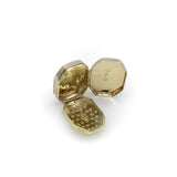 Sterling Silver Georgian Octagonal Vinaigrette with Engraved Latticework jewelry Kirsten's Corner