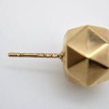 Vintage 9K Gold Geodesic Dome Earrings jewelry Kirsten's Corner