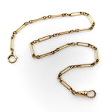 Art Deco 12K Gold-Filled Pocket Watch Chain Chain Kirsten's Corner