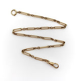 Art Deco 12K Gold-Filled Pocket Watch Chain Chain Kirsten's Corner