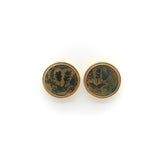 King Agrippa I Ancient Coin Earrings Set in 14K Gold earrings Kirsten's Corner