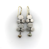 Georgian Revival Ruby, Emerald, and Pearl Giardinetti Earrings earrings Kirsten's Corner