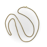 Victorian 14K Gold 20.5” Double Link Cable Chain