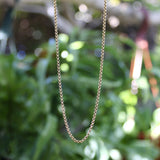 Victorian 14K Gold 20.5” Double Link Cable Chain