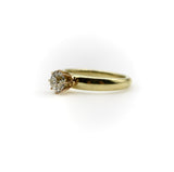 18K Gold .90 Carat Old Mine Cut Engagement Ring Ring Kirsten's Corner
