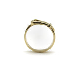 14K Gold Victorian Inspired Belt Buckle Ring Ring Kirsten's Corner