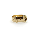 Edwardian 18K Gold Buckle Ring Ring Kirsten's Corner