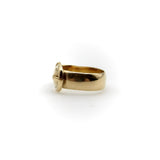 Edwardian 18K Gold Buckle Ring Ring Kirsten's Corner