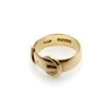 Edwardian 18K Gold Buckle Ring Ring Kirsten's Corner