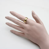 Edwardian 18K Gold Buckle Ring Ring Kirsten's Corner