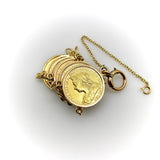 Queen Victoria Victorian 22K Gold British Sovereigns Coin Bracelet Bracelet Kirsten's Corner