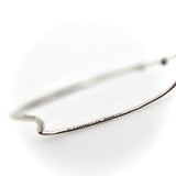 Sterling Silver Elsa Peretti for Tiffany & Co. Open Heart Hoop Earrings Earrings Kirsten's Corner
