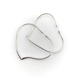Sterling Silver Elsa Peretti for Tiffany & Co. Open Heart Hoop Earrings Earrings Kirsten's Corner