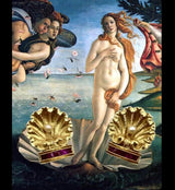 19.2K Gold Portuguese Shell-shaped Earrings with Pearls and Rubies Earrings Kirsten's Corner