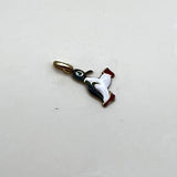 1930’s 14K Gold Enameled Alfred the Penguin Charm