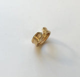 Vintage Cartier 18K Gold Double C Ring circa 2000
