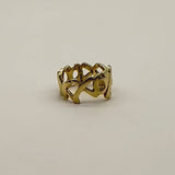 18K Gold Tiffany & Co. Paloma Picasso Graffiti Kiss Ring