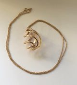 Paloma Picasso for Tiffany & Co. 18K Gold Venezia Spiral Pendant Necklace