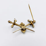 Original Italian Georgian Era Blackamoor Gilded Silver Brooch with Garnets Brooches, Pins Kirsten's Corner Jewelry