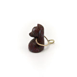 Pre-Columbian Jasper Dog Bead & Seal with 14K Bail Necklaces, Pendants Kirsten's Corner Jewelry