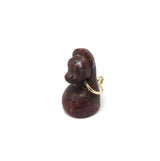 Pre-Columbian Jasper Dog Bead & Seal with 14K Bail Necklaces, Pendants Kirsten's Corner Jewelry