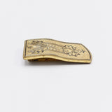 Victorian Era Gold Plate Floral Scarf Brooch Brooches, Pins Kirsten's Corner Jewelry