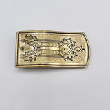 Victorian Era Gold Plate Floral Scarf Brooch Brooches, Pins Kirsten's Corner Jewelry