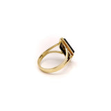 14K Onyx Grand Tour Micro Mosaic Ring Ring Kirsten's Corner Jewelry