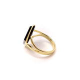 14K Onyx Grand Tour Micro Mosaic Ring Ring Kirsten's Corner Jewelry