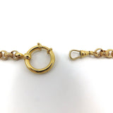 Victorian Belcher Link Pinchbeck Chain with GF Dog Clip & Spring Ring Kirsten's Corner