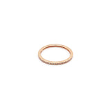 14K Rose Gold Diamond Eternity Band Ring Kirsten's Corner Jewelry