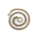 Victorian Belcher Link Pinchbeck Chain with GF Dog Clip & Spring Ring Kirsten's Corner