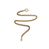 Victorian Belcher Link Pinchbeck Chain with GF Dog Clip & Spring Ring Kirsten's Corner