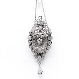 14K Gold & Sterling Silver Belle Epoque Diamond Necklace Necklaces, Pendants Kirsten's Corner Jewelry
