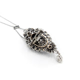 14K Gold & Sterling Silver Belle Epoque Diamond Necklace Necklaces, Pendants Kirsten's Corner Jewelry