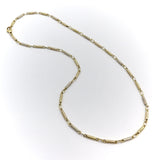 Vintage 18K Gold Handmade Spiral Bar Link Chain Chain Kirsten's Corner