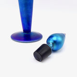 Aurene Blue Steuben Glass Perfume Bottle Objects of Virtue Kirsten's Corner Jewelry