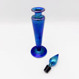 Aurene Blue Steuben Glass Perfume Bottle Objects of Virtue Kirsten's Corner Jewelry