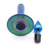 Aurene Blue Steuben Glass Perfume Bottle Objects of Virtue Kirsten's Corner Jewelry