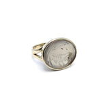 Signature 14K Gold Intaglio Ring of Bull Ring Kirsten's Corner