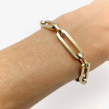 14K Signature Paperclip Link Bracelet bracelets Kirsten's Corner