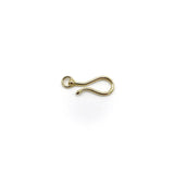 Signature 14K Gold Victorian Inspired Small Shepherd’s Hook or Charm Holder signature pieces Kirsten's Corner Jewelry