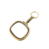 14K Gold Rare Georgian Quizzing Glass Magnifying Pendant with Snake Motif Objects of Virtue Kirsten's Corner Jewelry